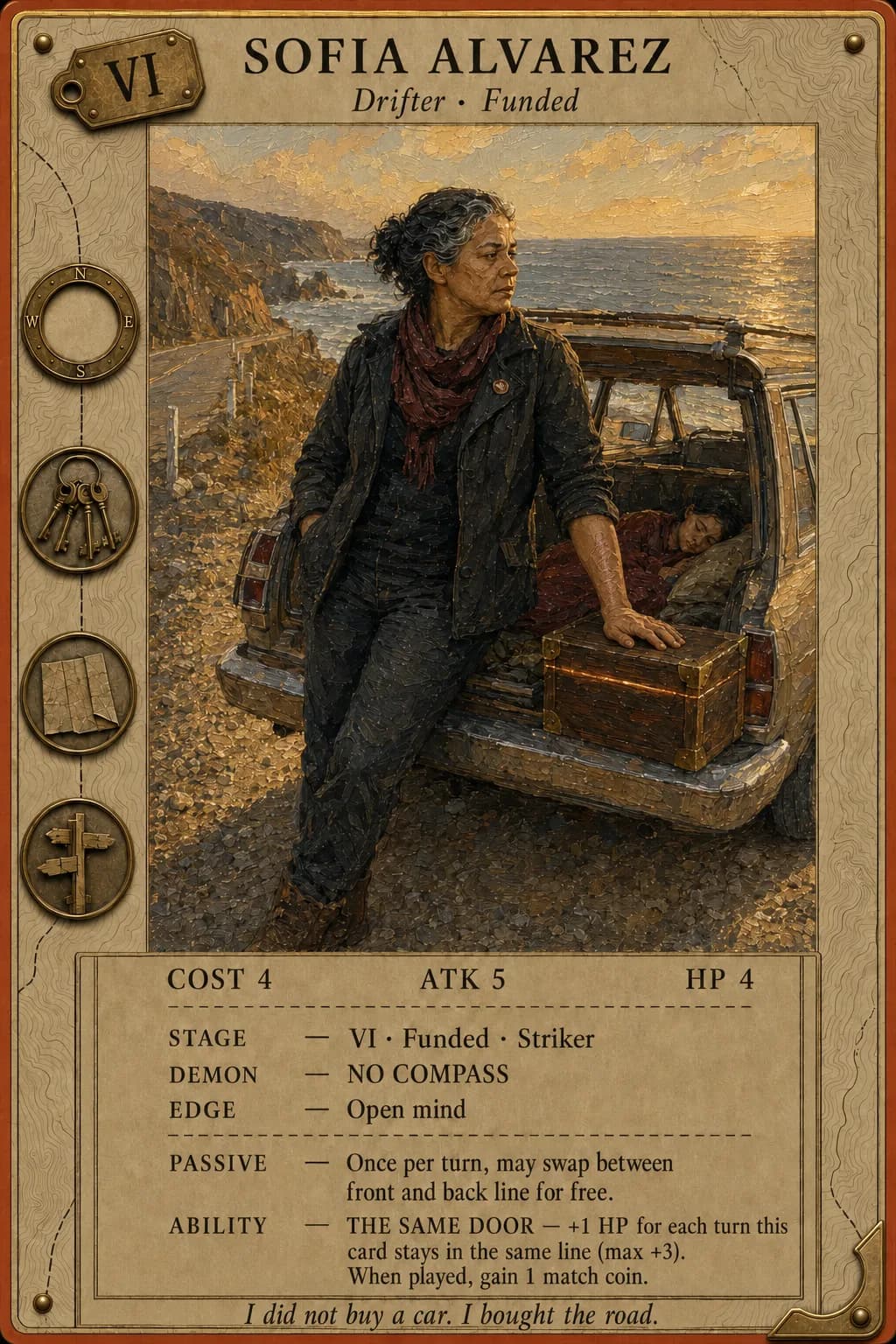 The same mentor's card at the Funded stage