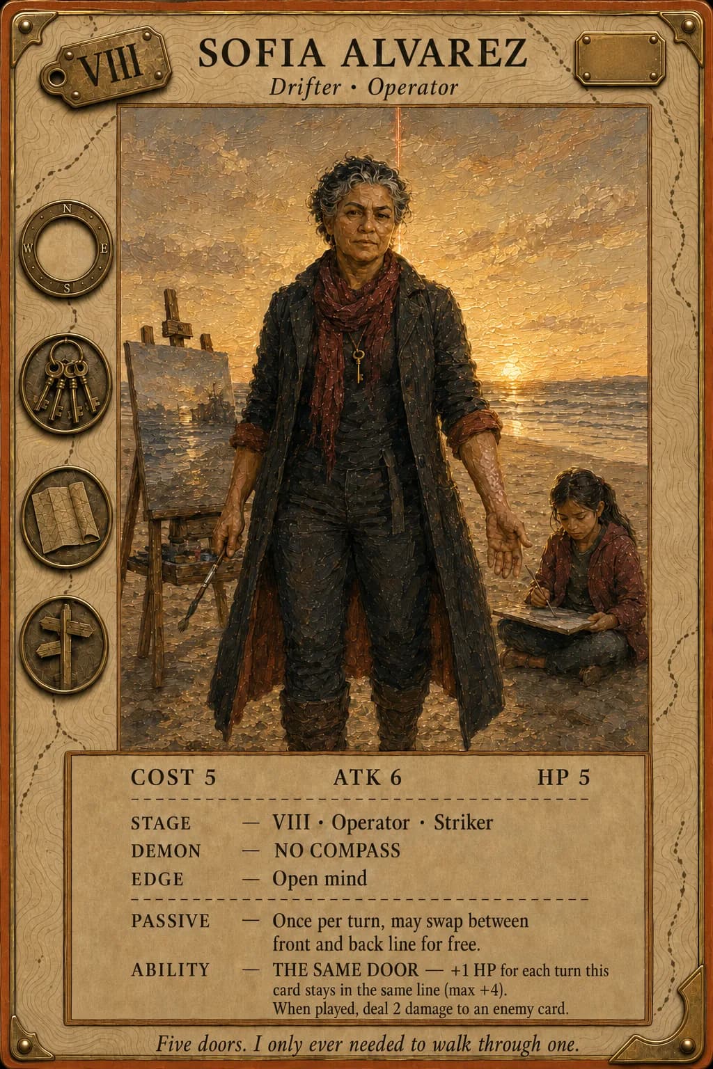 The same mentor's card at the Operator stage