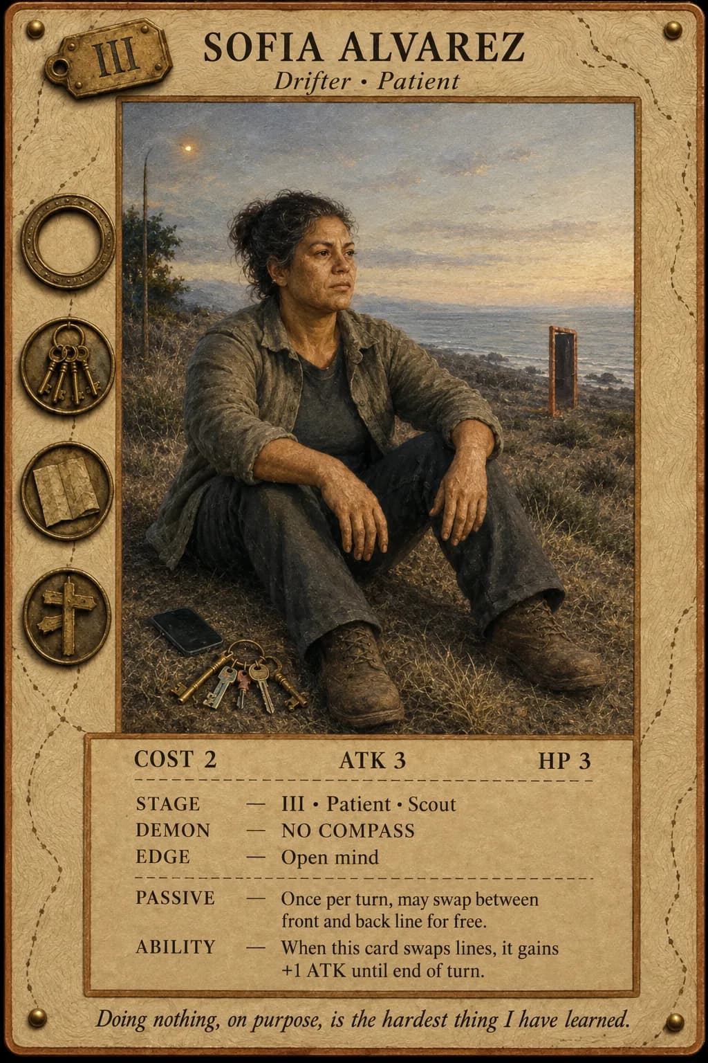 The same mentor's card at the Patient stage